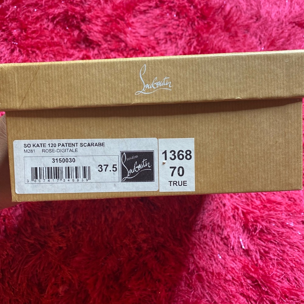 Christian Louboutin 37.5 ombré blue & fuchsia pink - Picture 7 of 8